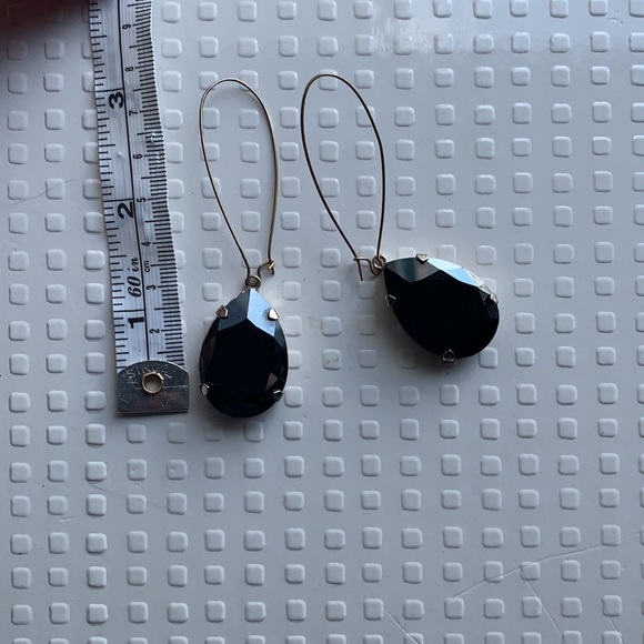 Swarovski crystal black drops - Picture 2 of 3